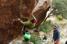 Bouldering in Hueco Tanks on 11/10/2018 with Blue Lizard Climbing and Yoga

Filename: SRM_20181110_1156510.jpg
Aperture: f/4.0
Shutter Speed: 1/500
Body: Canon EOS-1D Mark II
Lens: Canon EF 50mm f/1.8 II