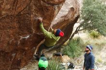 Bouldering in Hueco Tanks on 11/10/2018 with Blue Lizard Climbing and Yoga

Filename: SRM_20181110_1156511.jpg
Aperture: f/4.0
Shutter Speed: 1/500
Body: Canon EOS-1D Mark II
Lens: Canon EF 50mm f/1.8 II