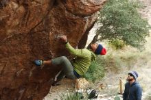 Bouldering in Hueco Tanks on 11/10/2018 with Blue Lizard Climbing and Yoga

Filename: SRM_20181110_1156560.jpg
Aperture: f/4.0
Shutter Speed: 1/500
Body: Canon EOS-1D Mark II
Lens: Canon EF 50mm f/1.8 II