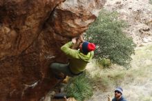 Bouldering in Hueco Tanks on 11/10/2018 with Blue Lizard Climbing and Yoga

Filename: SRM_20181110_1157060.jpg
Aperture: f/4.0
Shutter Speed: 1/640
Body: Canon EOS-1D Mark II
Lens: Canon EF 50mm f/1.8 II