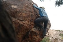 Bouldering in Hueco Tanks on 11/10/2018 with Blue Lizard Climbing and Yoga

Filename: SRM_20181110_1207170.jpg
Aperture: f/4.0
Shutter Speed: 1/1600
Body: Canon EOS-1D Mark II
Lens: Canon EF 50mm f/1.8 II