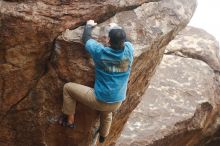 Bouldering in Hueco Tanks on 11/10/2018 with Blue Lizard Climbing and Yoga

Filename: SRM_20181110_1212310.jpg
Aperture: f/4.0
Shutter Speed: 1/640
Body: Canon EOS-1D Mark II
Lens: Canon EF 50mm f/1.8 II