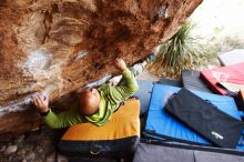 Bouldering in Hueco Tanks on 11/10/2018 with Blue Lizard Climbing and Yoga

Filename: SRM_20181110_1226530.jpg
Aperture: f/4.0
Shutter Speed: 1/320
Body: Canon EOS-1D Mark II
Lens: Canon EF 16-35mm f/2.8 L