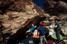 Bouldering in Hueco Tanks on 11/10/2018 with Blue Lizard Climbing and Yoga

Filename: SRM_20181110_1314250.jpg
Aperture: f/8.0
Shutter Speed: 1/250
Body: Canon EOS-1D Mark II
Lens: Canon EF 16-35mm f/2.8 L