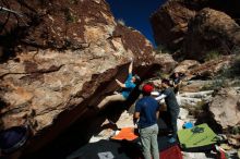 Bouldering in Hueco Tanks on 11/10/2018 with Blue Lizard Climbing and Yoga

Filename: SRM_20181110_1314370.jpg
Aperture: f/8.0
Shutter Speed: 1/250
Body: Canon EOS-1D Mark II
Lens: Canon EF 16-35mm f/2.8 L
