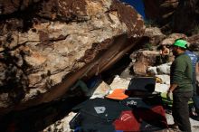 Bouldering in Hueco Tanks on 11/10/2018 with Blue Lizard Climbing and Yoga

Filename: SRM_20181110_1317500.jpg
Aperture: f/8.0
Shutter Speed: 1/250
Body: Canon EOS-1D Mark II
Lens: Canon EF 16-35mm f/2.8 L