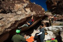 Bouldering in Hueco Tanks on 11/10/2018 with Blue Lizard Climbing and Yoga

Filename: SRM_20181110_1331130.jpg
Aperture: f/8.0
Shutter Speed: 1/250
Body: Canon EOS-1D Mark II
Lens: Canon EF 16-35mm f/2.8 L