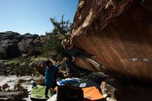Bouldering in Hueco Tanks on 11/10/2018 with Blue Lizard Climbing and Yoga

Filename: SRM_20181110_1335440.jpg
Aperture: f/8.0
Shutter Speed: 1/250
Body: Canon EOS-1D Mark II
Lens: Canon EF 16-35mm f/2.8 L