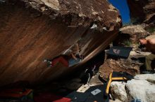 Bouldering in Hueco Tanks on 11/10/2018 with Blue Lizard Climbing and Yoga

Filename: SRM_20181110_1357540.jpg
Aperture: f/8.0
Shutter Speed: 1/250
Body: Canon EOS-1D Mark II
Lens: Canon EF 16-35mm f/2.8 L