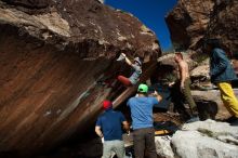 Bouldering in Hueco Tanks on 11/10/2018 with Blue Lizard Climbing and Yoga

Filename: SRM_20181110_1358220.jpg
Aperture: f/8.0
Shutter Speed: 1/250
Body: Canon EOS-1D Mark II
Lens: Canon EF 16-35mm f/2.8 L