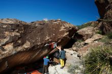 Bouldering in Hueco Tanks on 11/10/2018 with Blue Lizard Climbing and Yoga

Filename: SRM_20181110_1358320.jpg
Aperture: f/8.0
Shutter Speed: 1/250
Body: Canon EOS-1D Mark II
Lens: Canon EF 16-35mm f/2.8 L