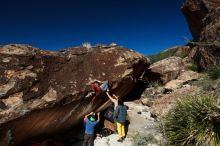 Bouldering in Hueco Tanks on 11/10/2018 with Blue Lizard Climbing and Yoga

Filename: SRM_20181110_1358360.jpg
Aperture: f/8.0
Shutter Speed: 1/250
Body: Canon EOS-1D Mark II
Lens: Canon EF 16-35mm f/2.8 L