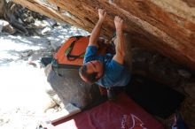 Bouldering in Hueco Tanks on 11/10/2018 with Blue Lizard Climbing and Yoga

Filename: SRM_20181110_1414530.jpg
Aperture: f/3.5
Shutter Speed: 1/400
Body: Canon EOS-1D Mark II
Lens: Canon EF 50mm f/1.8 II