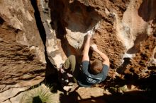 Bouldering in Hueco Tanks on 11/10/2018 with Blue Lizard Climbing and Yoga

Filename: SRM_20181110_1509190.jpg
Aperture: f/5.6
Shutter Speed: 1/500
Body: Canon EOS-1D Mark II
Lens: Canon EF 16-35mm f/2.8 L