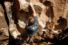 Bouldering in Hueco Tanks on 11/10/2018 with Blue Lizard Climbing and Yoga

Filename: SRM_20181110_1509220.jpg
Aperture: f/5.6
Shutter Speed: 1/500
Body: Canon EOS-1D Mark II
Lens: Canon EF 16-35mm f/2.8 L