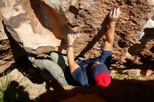 Bouldering in Hueco Tanks on 11/10/2018 with Blue Lizard Climbing and Yoga

Filename: SRM_20181110_1517460.jpg
Aperture: f/8.0
Shutter Speed: 1/400
Body: Canon EOS-1D Mark II
Lens: Canon EF 16-35mm f/2.8 L