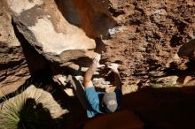 Bouldering in Hueco Tanks on 11/10/2018 with Blue Lizard Climbing and Yoga

Filename: SRM_20181110_1521290.jpg
Aperture: f/8.0
Shutter Speed: 1/400
Body: Canon EOS-1D Mark II
Lens: Canon EF 16-35mm f/2.8 L