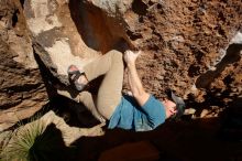 Bouldering in Hueco Tanks on 11/10/2018 with Blue Lizard Climbing and Yoga

Filename: SRM_20181110_1525210.jpg
Aperture: f/8.0
Shutter Speed: 1/500
Body: Canon EOS-1D Mark II
Lens: Canon EF 16-35mm f/2.8 L