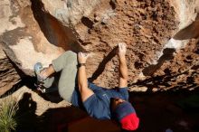 Bouldering in Hueco Tanks on 11/10/2018 with Blue Lizard Climbing and Yoga

Filename: SRM_20181110_1531370.jpg
Aperture: f/8.0
Shutter Speed: 1/500
Body: Canon EOS-1D Mark II
Lens: Canon EF 16-35mm f/2.8 L