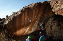 Bouldering in Hueco Tanks on 11/10/2018 with Blue Lizard Climbing and Yoga

Filename: SRM_20181110_1613040.jpg
Aperture: f/9.0
Shutter Speed: 1/250
Body: Canon EOS-1D Mark II
Lens: Canon EF 16-35mm f/2.8 L