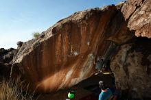 Bouldering in Hueco Tanks on 11/10/2018 with Blue Lizard Climbing and Yoga

Filename: SRM_20181110_1613150.jpg
Aperture: f/9.0
Shutter Speed: 1/250
Body: Canon EOS-1D Mark II
Lens: Canon EF 16-35mm f/2.8 L