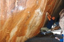 Bouldering in Hueco Tanks on 11/10/2018 with Blue Lizard Climbing and Yoga

Filename: SRM_20181110_1633481.jpg
Aperture: f/3.5
Shutter Speed: 1/320
Body: Canon EOS-1D Mark II
Lens: Canon EF 50mm f/1.8 II