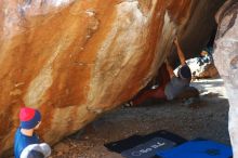 Bouldering in Hueco Tanks on 11/10/2018 with Blue Lizard Climbing and Yoga

Filename: SRM_20181110_1650350.jpg
Aperture: f/2.8
Shutter Speed: 1/400
Body: Canon EOS-1D Mark II
Lens: Canon EF 50mm f/1.8 II