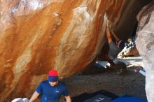 Bouldering in Hueco Tanks on 11/10/2018 with Blue Lizard Climbing and Yoga

Filename: SRM_20181110_1650380.jpg
Aperture: f/2.8
Shutter Speed: 1/400
Body: Canon EOS-1D Mark II
Lens: Canon EF 50mm f/1.8 II