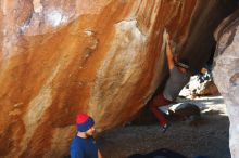 Bouldering in Hueco Tanks on 11/10/2018 with Blue Lizard Climbing and Yoga

Filename: SRM_20181110_1650400.jpg
Aperture: f/3.5
Shutter Speed: 1/320
Body: Canon EOS-1D Mark II
Lens: Canon EF 50mm f/1.8 II