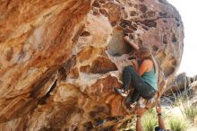 Bouldering in Hueco Tanks on 11/11/2018 with Blue Lizard Climbing and Yoga

Filename: SRM_20181111_1152120.jpg
Aperture: f/4.0
Shutter Speed: 1/400
Body: Canon EOS-1D Mark II
Lens: Canon EF 50mm f/1.8 II