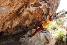 Bouldering in Hueco Tanks on 11/11/2018 with Blue Lizard Climbing and Yoga

Filename: SRM_20181111_1154230.jpg
Aperture: f/4.0
Shutter Speed: 1/400
Body: Canon EOS-1D Mark II
Lens: Canon EF 50mm f/1.8 II