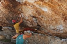 Bouldering in Hueco Tanks on 11/11/2018 with Blue Lizard Climbing and Yoga

Filename: SRM_20181111_1209570.jpg
Aperture: f/4.0
Shutter Speed: 1/400
Body: Canon EOS-1D Mark II
Lens: Canon EF 50mm f/1.8 II