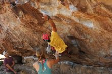 Bouldering in Hueco Tanks on 11/11/2018 with Blue Lizard Climbing and Yoga

Filename: SRM_20181111_1210070.jpg
Aperture: f/4.0
Shutter Speed: 1/500
Body: Canon EOS-1D Mark II
Lens: Canon EF 50mm f/1.8 II