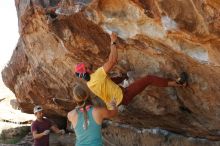 Bouldering in Hueco Tanks on 11/11/2018 with Blue Lizard Climbing and Yoga

Filename: SRM_20181111_1210100.jpg
Aperture: f/4.0
Shutter Speed: 1/640
Body: Canon EOS-1D Mark II
Lens: Canon EF 50mm f/1.8 II