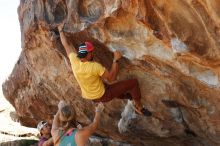 Bouldering in Hueco Tanks on 11/11/2018 with Blue Lizard Climbing and Yoga

Filename: SRM_20181111_1210150.jpg
Aperture: f/4.0
Shutter Speed: 1/640
Body: Canon EOS-1D Mark II
Lens: Canon EF 50mm f/1.8 II