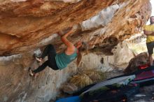 Bouldering in Hueco Tanks on 11/11/2018 with Blue Lizard Climbing and Yoga

Filename: SRM_20181111_1213340.jpg
Aperture: f/4.0
Shutter Speed: 1/320
Body: Canon EOS-1D Mark II
Lens: Canon EF 50mm f/1.8 II