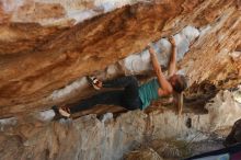 Bouldering in Hueco Tanks on 11/11/2018 with Blue Lizard Climbing and Yoga

Filename: SRM_20181111_1213460.jpg
Aperture: f/4.0
Shutter Speed: 1/400
Body: Canon EOS-1D Mark II
Lens: Canon EF 50mm f/1.8 II