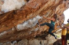 Bouldering in Hueco Tanks on 11/11/2018 with Blue Lizard Climbing and Yoga

Filename: SRM_20181111_1214311.jpg
Aperture: f/4.0
Shutter Speed: 1/640
Body: Canon EOS-1D Mark II
Lens: Canon EF 50mm f/1.8 II