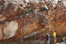 Bouldering in Hueco Tanks on 11/11/2018 with Blue Lizard Climbing and Yoga

Filename: SRM_20181111_1215370.jpg
Aperture: f/4.0
Shutter Speed: 1/800
Body: Canon EOS-1D Mark II
Lens: Canon EF 50mm f/1.8 II