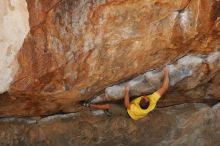 Bouldering in Hueco Tanks on 11/11/2018 with Blue Lizard Climbing and Yoga

Filename: SRM_20181111_1221140.jpg
Aperture: f/4.0
Shutter Speed: 1/640
Body: Canon EOS-1D Mark II
Lens: Canon EF 50mm f/1.8 II