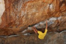 Bouldering in Hueco Tanks on 11/11/2018 with Blue Lizard Climbing and Yoga

Filename: SRM_20181111_1221170.jpg
Aperture: f/4.0
Shutter Speed: 1/640
Body: Canon EOS-1D Mark II
Lens: Canon EF 50mm f/1.8 II