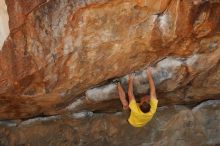 Bouldering in Hueco Tanks on 11/11/2018 with Blue Lizard Climbing and Yoga

Filename: SRM_20181111_1221200.jpg
Aperture: f/4.0
Shutter Speed: 1/640
Body: Canon EOS-1D Mark II
Lens: Canon EF 50mm f/1.8 II