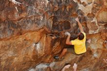 Bouldering in Hueco Tanks on 11/11/2018 with Blue Lizard Climbing and Yoga

Filename: SRM_20181111_1221540.jpg
Aperture: f/4.0
Shutter Speed: 1/800
Body: Canon EOS-1D Mark II
Lens: Canon EF 50mm f/1.8 II