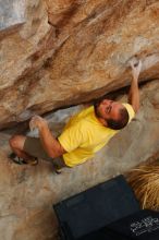 Bouldering in Hueco Tanks on 11/11/2018 with Blue Lizard Climbing and Yoga

Filename: SRM_20181111_1245391.jpg
Aperture: f/4.0
Shutter Speed: 1/500
Body: Canon EOS-1D Mark II
Lens: Canon EF 50mm f/1.8 II