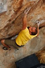 Bouldering in Hueco Tanks on 11/11/2018 with Blue Lizard Climbing and Yoga

Filename: SRM_20181111_1245400.jpg
Aperture: f/4.0
Shutter Speed: 1/500
Body: Canon EOS-1D Mark II
Lens: Canon EF 50mm f/1.8 II