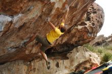 Bouldering in Hueco Tanks on 11/11/2018 with Blue Lizard Climbing and Yoga

Filename: SRM_20181111_1256540.jpg
Aperture: f/4.0
Shutter Speed: 1/640
Body: Canon EOS-1D Mark II
Lens: Canon EF 50mm f/1.8 II