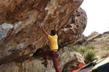 Bouldering in Hueco Tanks on 11/11/2018 with Blue Lizard Climbing and Yoga

Filename: SRM_20181111_1300140.jpg
Aperture: f/4.0
Shutter Speed: 1/800
Body: Canon EOS-1D Mark II
Lens: Canon EF 50mm f/1.8 II