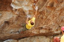 Bouldering in Hueco Tanks on 11/11/2018 with Blue Lizard Climbing and Yoga

Filename: SRM_20181111_1307040.jpg
Aperture: f/4.0
Shutter Speed: 1/500
Body: Canon EOS-1D Mark II
Lens: Canon EF 50mm f/1.8 II