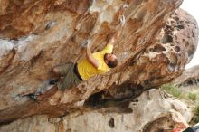 Bouldering in Hueco Tanks on 11/11/2018 with Blue Lizard Climbing and Yoga

Filename: SRM_20181111_1313150.jpg
Aperture: f/4.0
Shutter Speed: 1/400
Body: Canon EOS-1D Mark II
Lens: Canon EF 50mm f/1.8 II