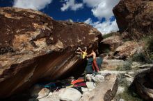 Bouldering in Hueco Tanks on 11/11/2018 with Blue Lizard Climbing and Yoga

Filename: SRM_20181111_1349510.jpg
Aperture: f/8.0
Shutter Speed: 1/250
Body: Canon EOS-1D Mark II
Lens: Canon EF 16-35mm f/2.8 L